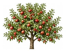 Apple whole plant