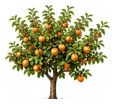 Apricot whole plant
