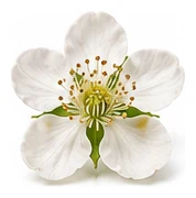 Blackberry flower detail