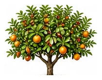 Blood Orange whole plant