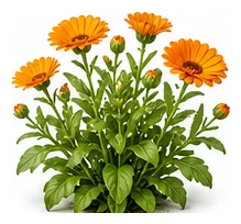 Calendula whole plant