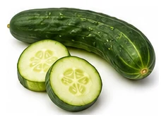 Cucumber harvest / detail