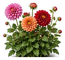 Dahlia whole plant