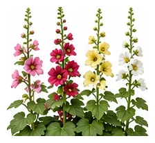 Hollyhock whole plant