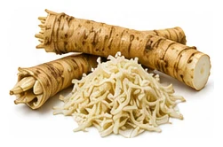 Horseradish harvest / detail