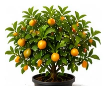 Orange whole plant