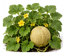 Rockmelon whole plant