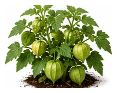 Tomatillo whole plant