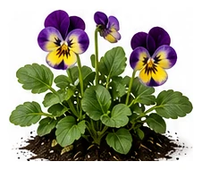 Viola whole plant