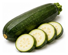 Zucchini harvest / detail